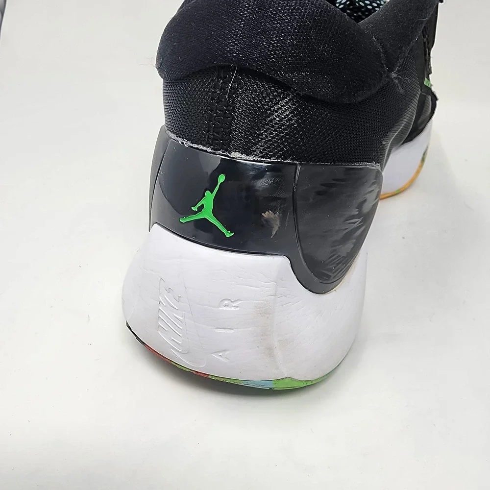Nike Air Jordan Zoom Separate Black White Green Strike Shoe Men 8.5 DH0249‎ 030